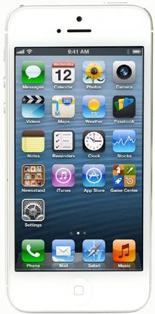 Смартфон Apple iPhone 5 32Gb White & Silver - Ноябрьск