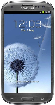 Смартфон Samsung Galaxy S3 GT-I9300 16Gb Titanium grey - Ноябрьск